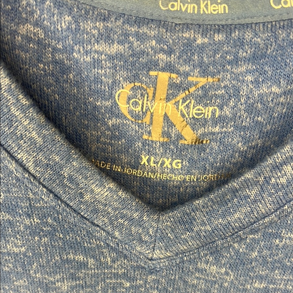 Calvin Klein Blue Long Sleeve Tee - Picture 2 of 5